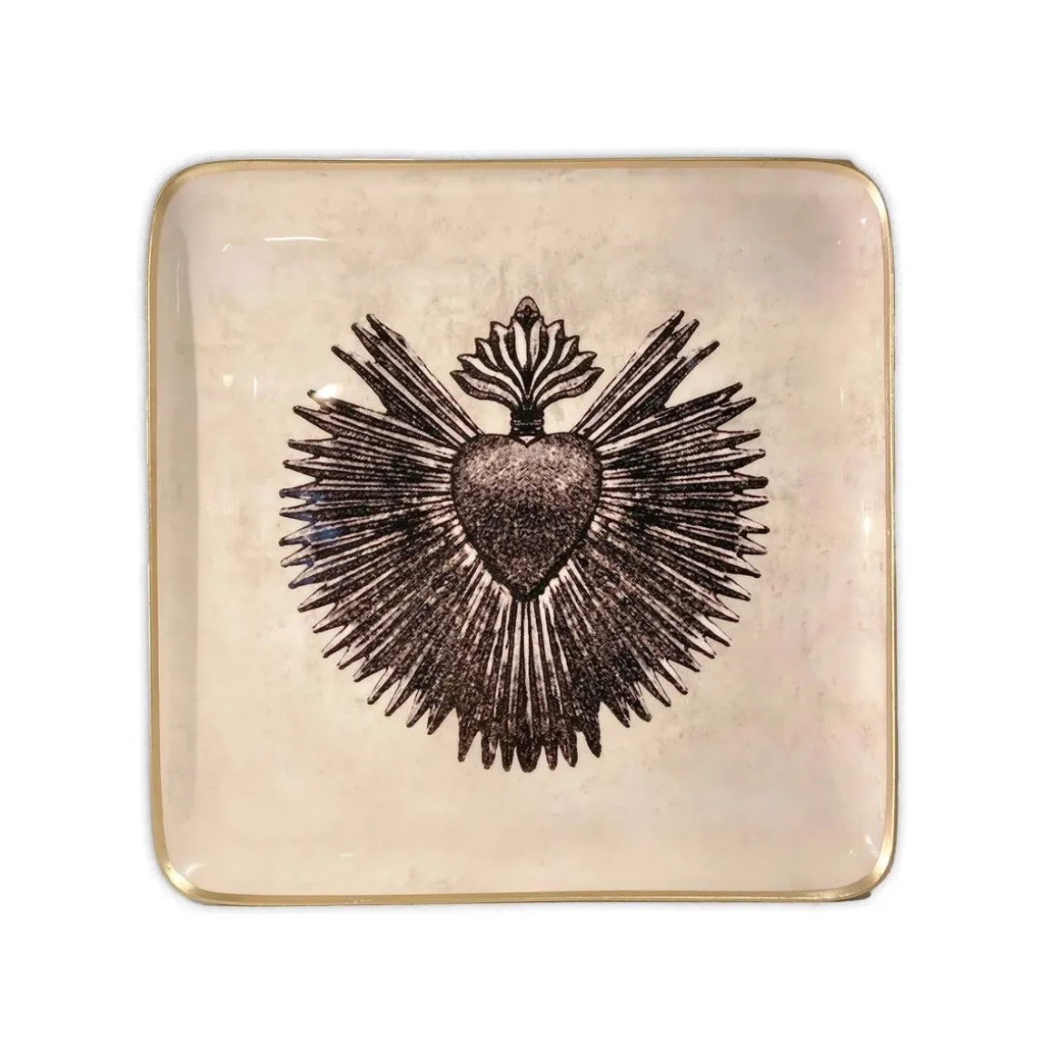 Plateau Quatro Cœur Rayon - Lin