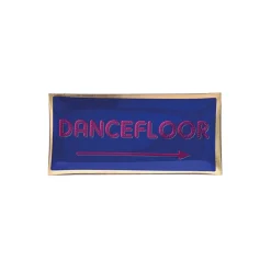 Plateau Rectangle L - Dancefloor - Bleu - 10 x 21 cm