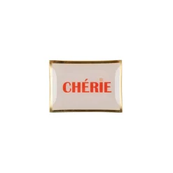 Plateau Rectangle M - Chérie - Dusty Rose - 10 x 14,2 cm