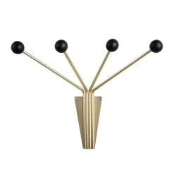 Porte Chapeau Neptune Or à Billes Noires