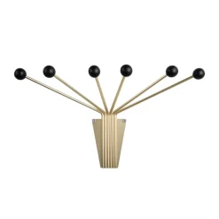 Porte Chapeau Neptune Or à Billes Noires