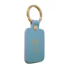 Porte-clés Zizi en cuir - Turquoise