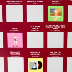 Poster à gratter 100 Albums