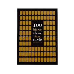 Poster à gratter 100 Bières à Boire dans sa Vie - 50 cm x 70 cm
