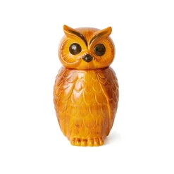 Pot Hibou Tangerine en Céramique - 16.5 x 16.2 x 8.5 cm