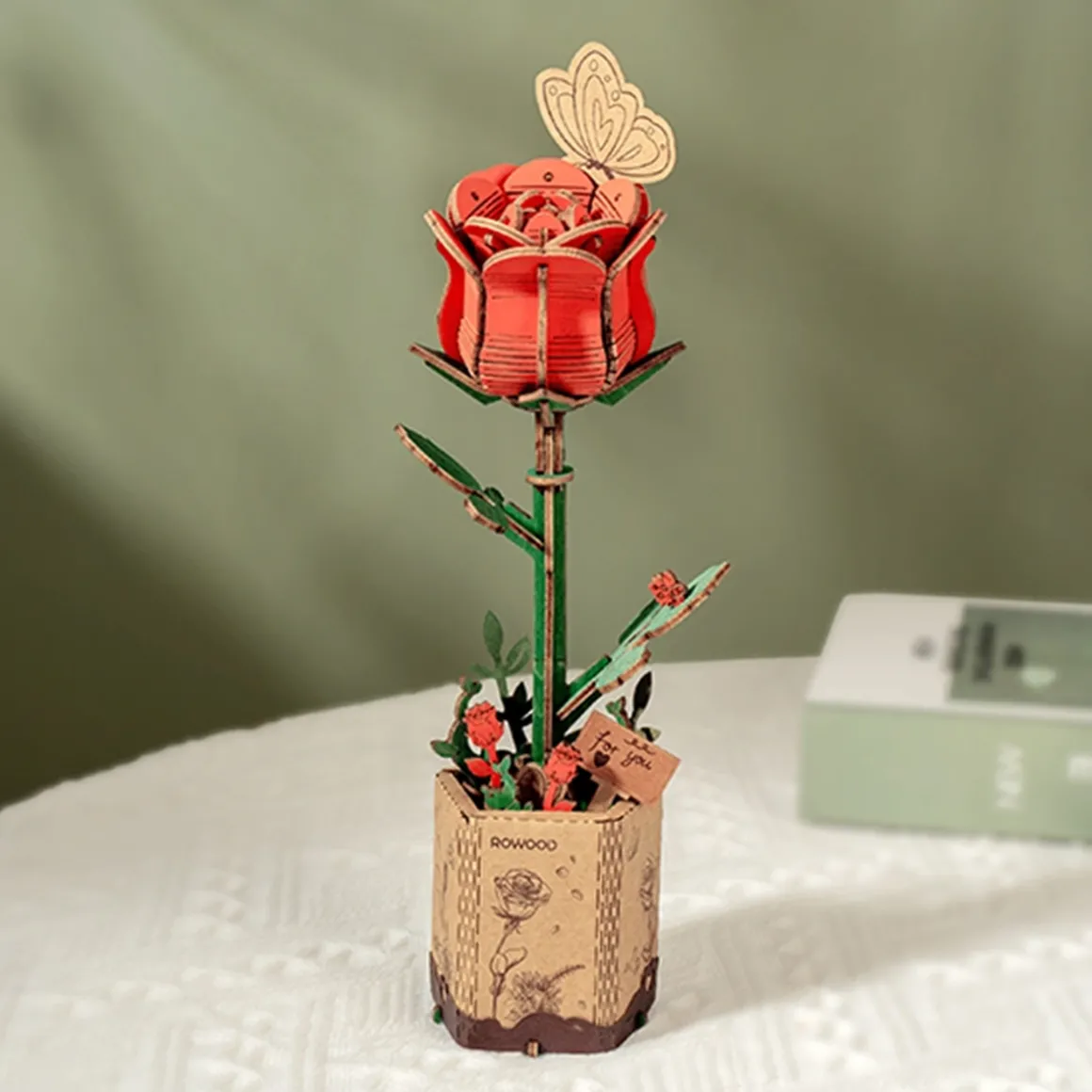 Puzzle 3D - Rose Rouge