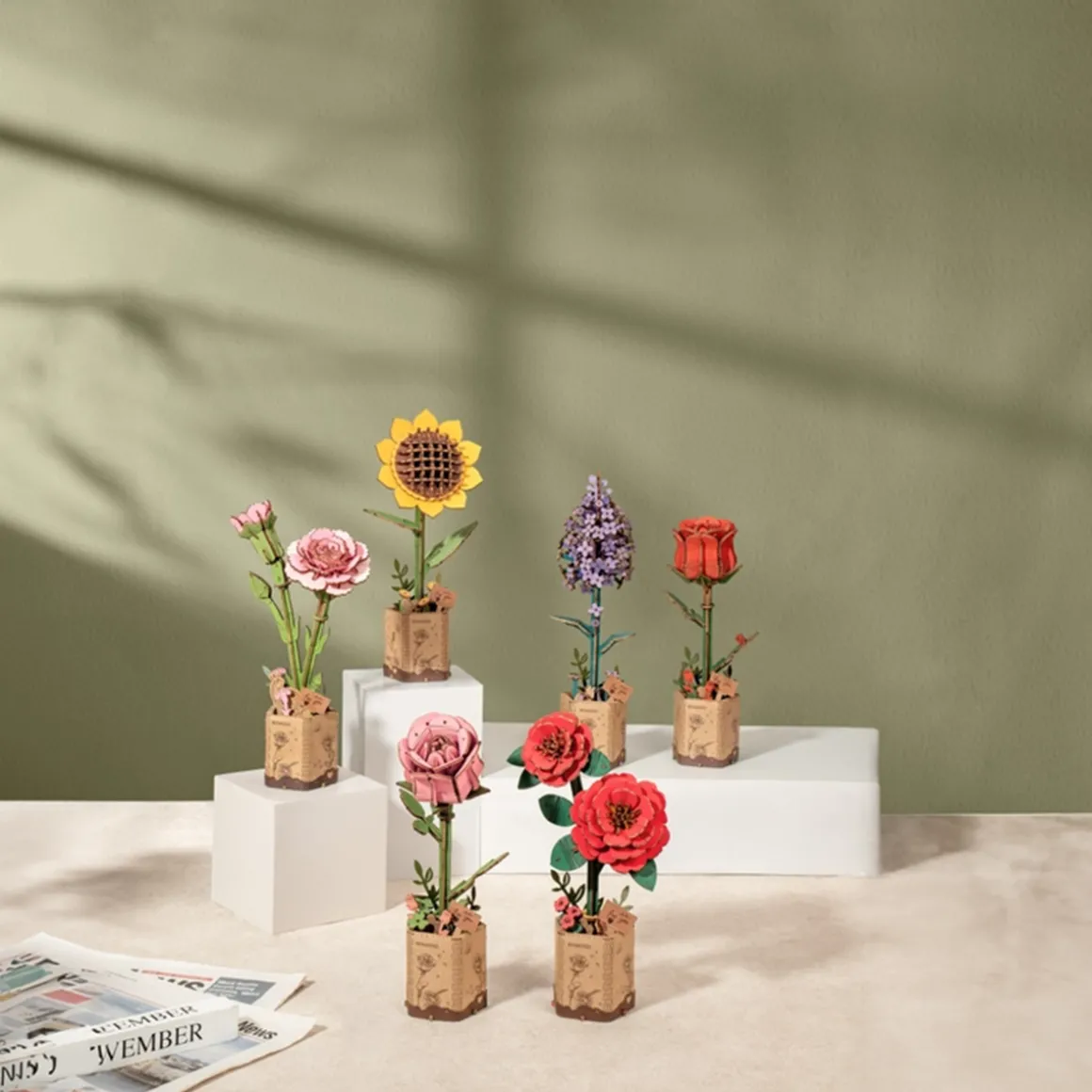 Puzzle 3D - Rose Rouge