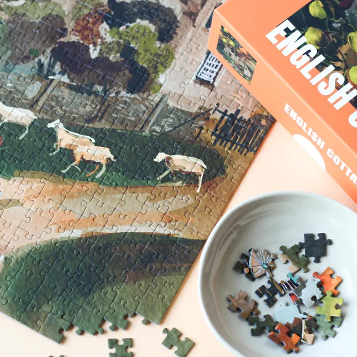 Puzzle English Cottage - 1000 pièces