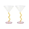 Set de 2 Coupes Curve - Caramel