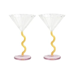 Set de 2 Coupes Curve - Caramel