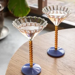 Set de 2 Coupes Perle - Ambre