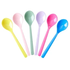 Set de 6 Cuillères Flower Me Happy en Mélamine