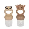 Set de 2 Grignoteuses Licorne et Panda - Shell/Blush