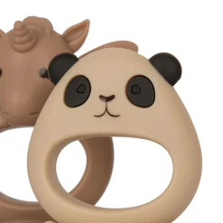 Set de 2 Grignoteuses Licorne et Panda - Shell/Blush