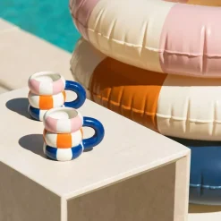 Set de 2 tasses Bouée - Bleu