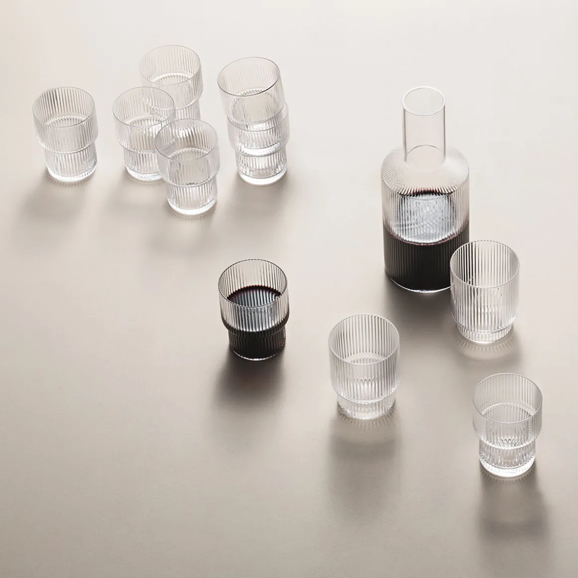 Set de 4 verres Ripple