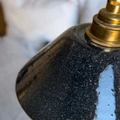 Suspension Lisette en grès - Minuit