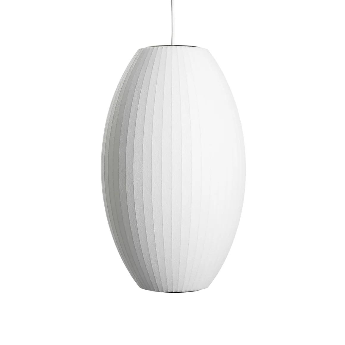 Suspension Nelson Cigar Bubble - M 53 x ? 33 cm - Off White