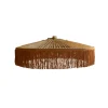 Suspension Parasol Franges - Ø 70 cm - Marron
