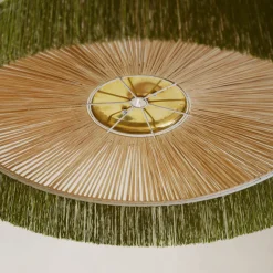 Suspension Parasol Franges - Ø 100 cm - Vert