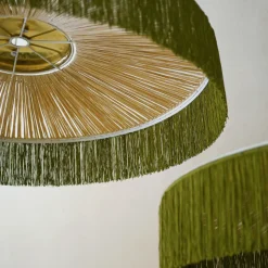 Suspension Parasol Franges - Ø 100 cm - Vert