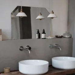 Suspension Pitchoun en Grès Chamotté - Ivoire