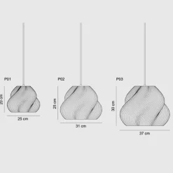 Suspension Soft Serve Pendant Brass