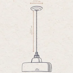 Suspension Ursule - Vert de Gris