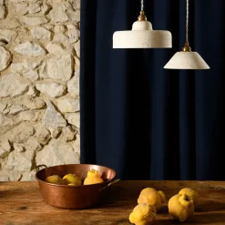 Suspension Ursule en Grès Chamotté - Ivoire