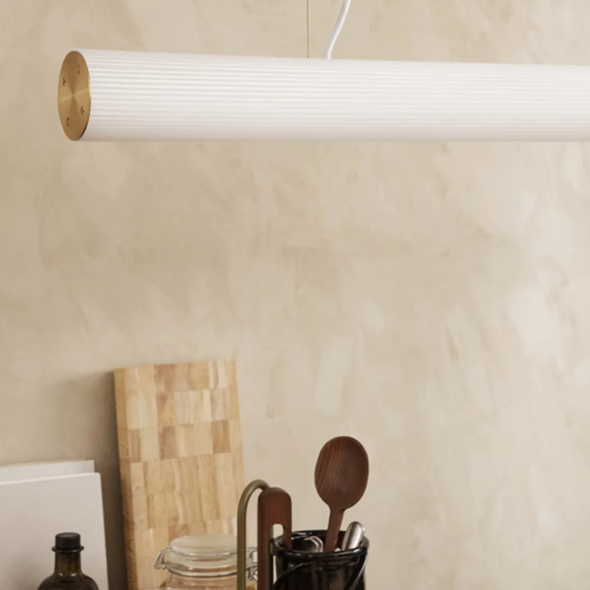 Suspension Vuelta - 100 cm - Blanc u0026 Doré