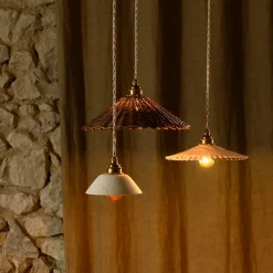 Suspension Yvonne En Dentelle Terre Mêlée