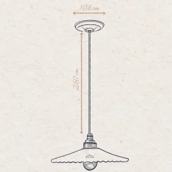 Suspension Yvonne En Dentelle Terre Mêlée