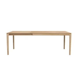 Table à rallonge Bok en chêne - L 140/220 cm