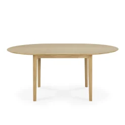 Table à rallonge Bok en chêne - L 129/179 cm