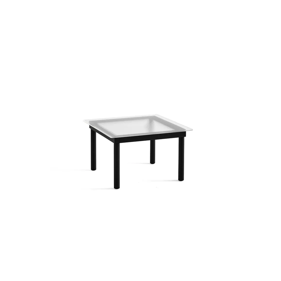 Table basse Kofi Chêne Massif Noir u0026 Verre Roseau Clair - l 60 x L 60 x h 36 cm