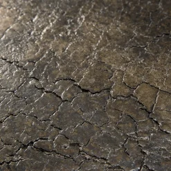 Table basse Luna - Lava Linear - Whisky - Ø 80 x h 35 cm