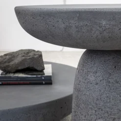 Table d'appoint Olo - Ø 50 x h 47 cm - Anthracite