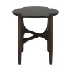 Table d'appoint Polished Imperfect en acajou - Marron