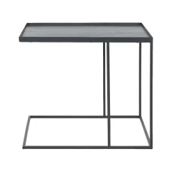 Table d'appoint Square en métal - Noir