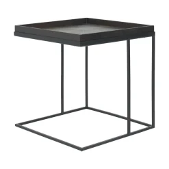 Table d'appoint Square en métal - Noir
