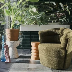 Table d'appoint Terrazzo - Blanc