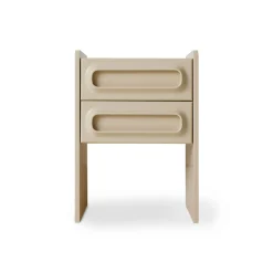 Table de Nuit Space - 45 x 375 x 63 cm - Crème