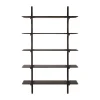 Étagère Murale PI en Acajou Brun Foncé - 5 étagères
