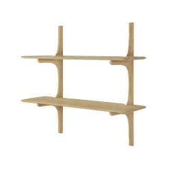 Étagère Murale PI en Chêne - 2 étagères