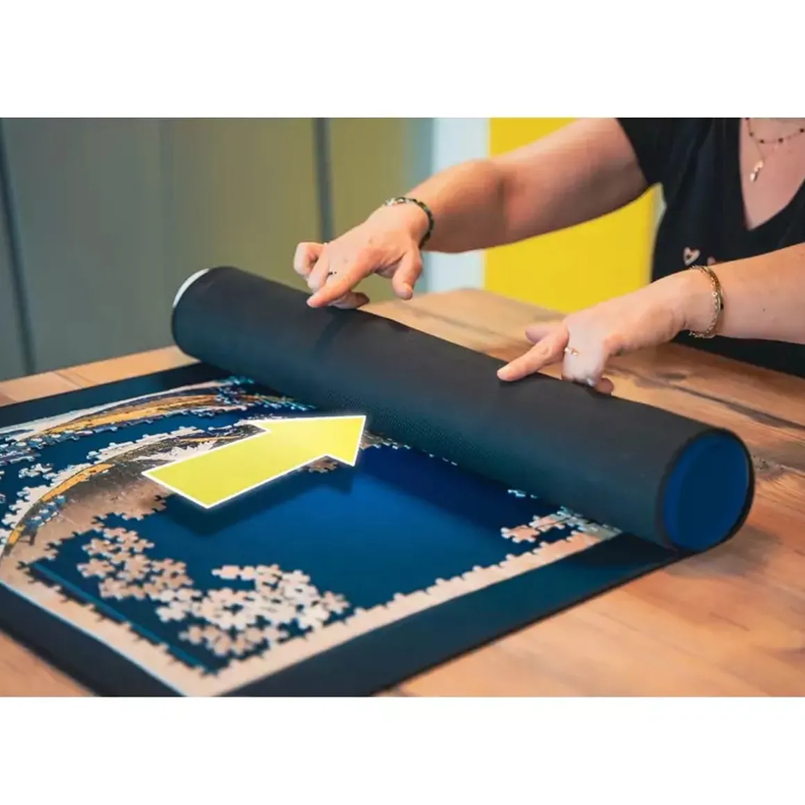 Tapis pour Puzzle 1000 pièces - Néoprène - 90 cm