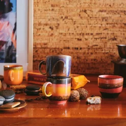 Tasse à Café en Céramique 70'S Excelsa - 10.8 x 7.5 x 8 cm