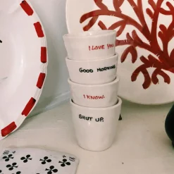 Tasse à expresso I Love You - Blanc