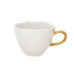 Tasse Good Morning en porcelaine - Gris blanc