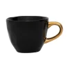 Tasse Good Morning en porcelaine - Noir