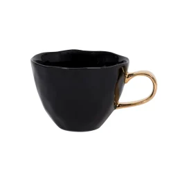 Tasse Good Morning en porcelaine - Noir